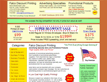 Tablet Screenshot of falcoprinting.com